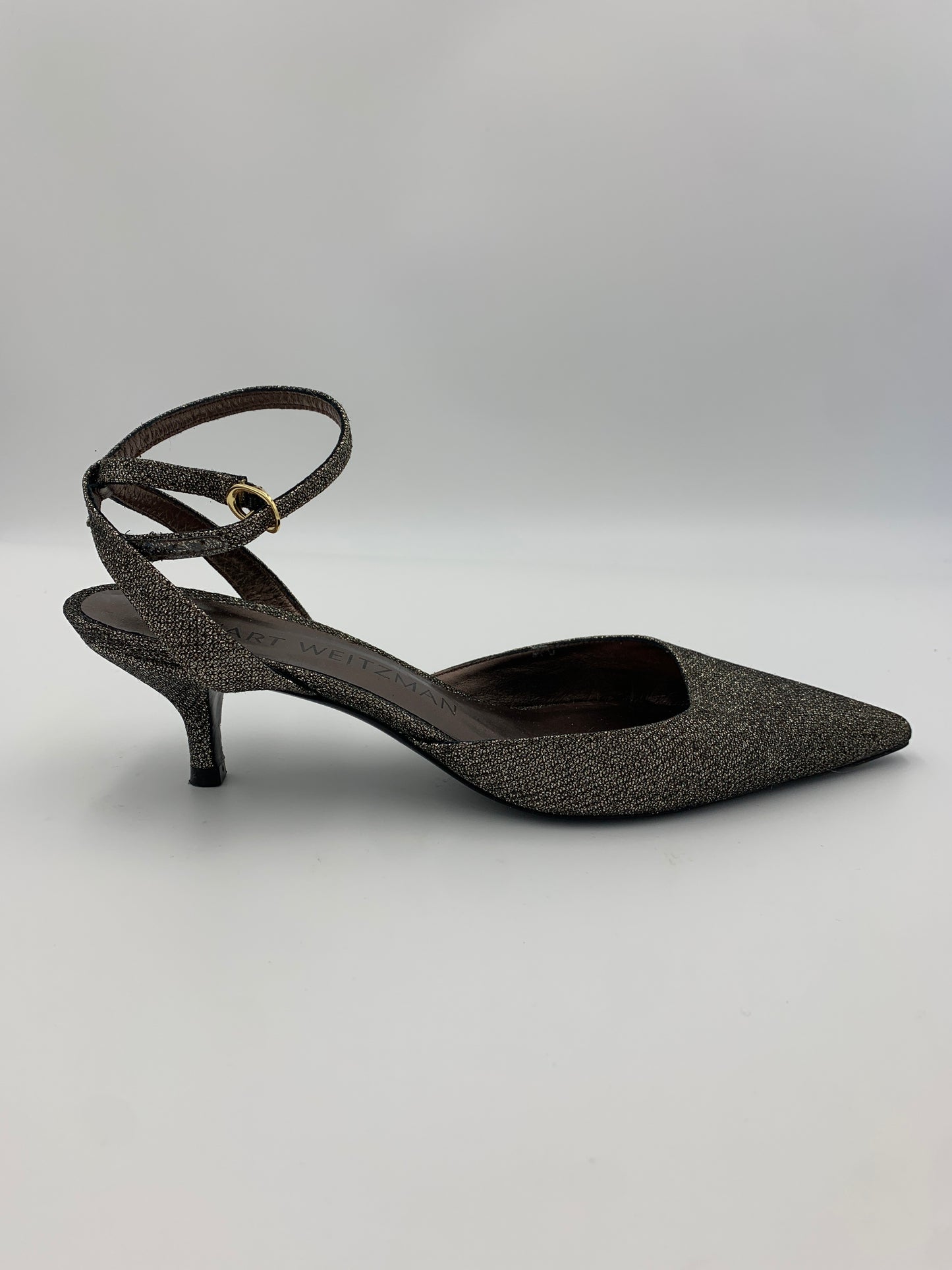 Stuart Weitzman barelythere 50 kitten heel | SZ 8