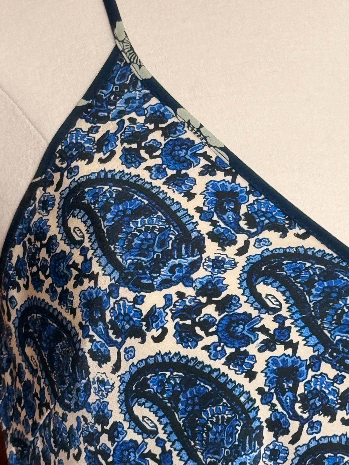 Derek Lam 10 Crosby Bias Paisley Cut Cami | SZ 4