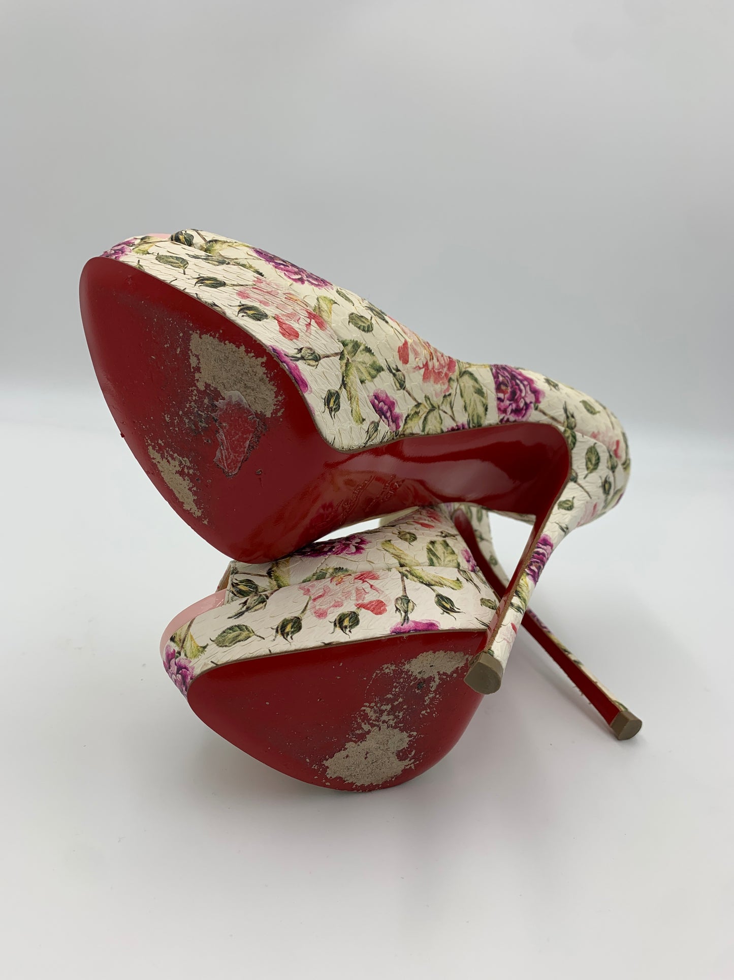 Christian Louboutin Fiori Fetish Heel Floral | SZ 37.5