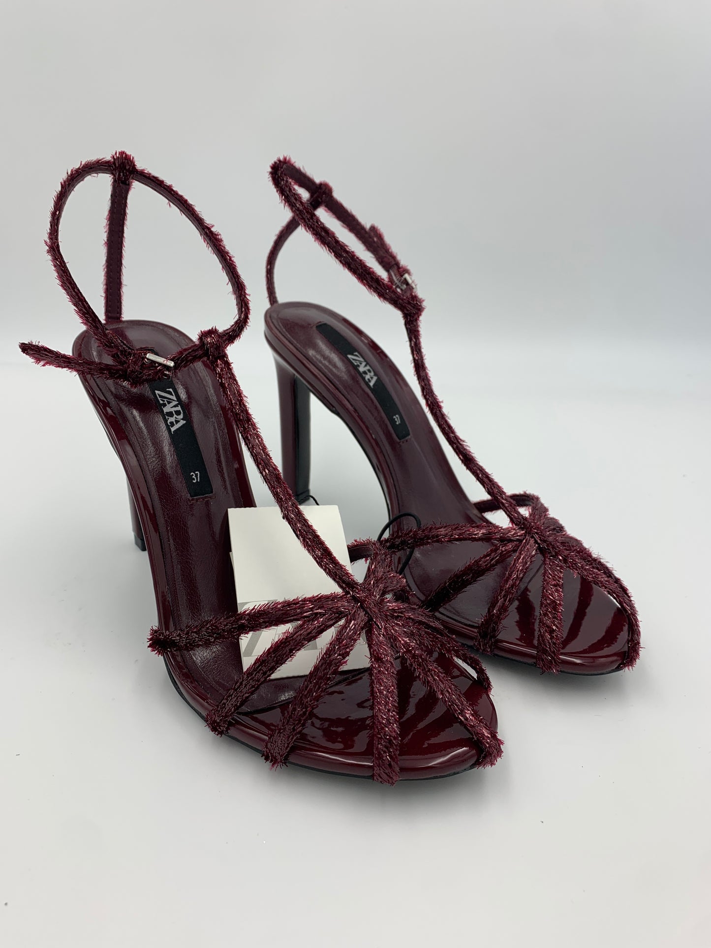 Zara Rhinestone Strappy Sandals | SZ 7 | NWT