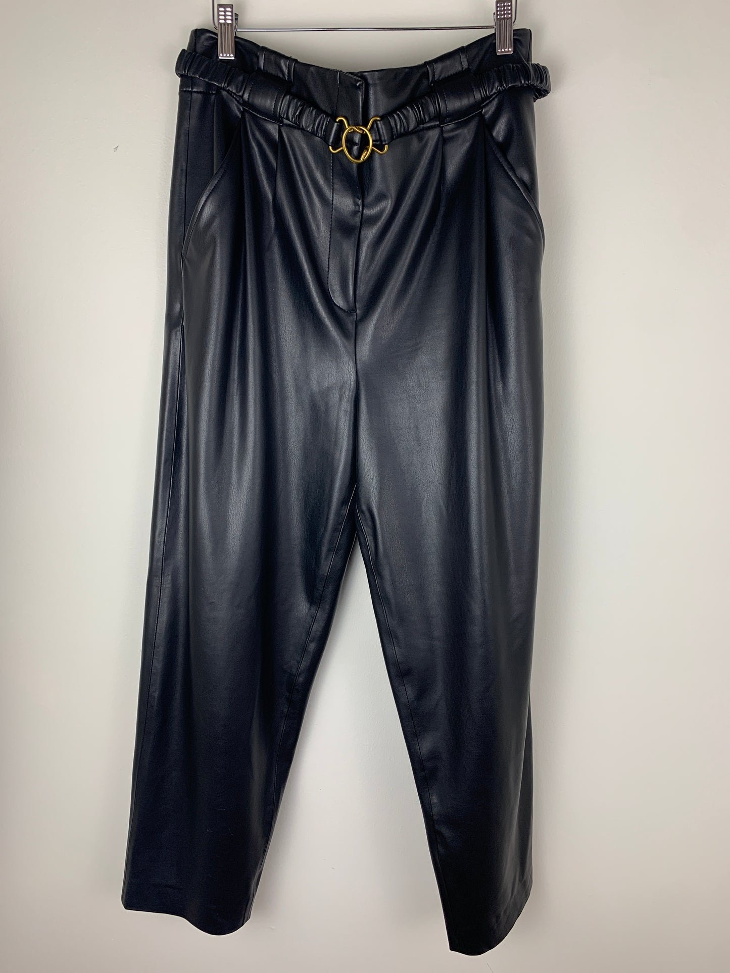 Veronica Beard Coolidge Faux Leather PAnt l SZ 14