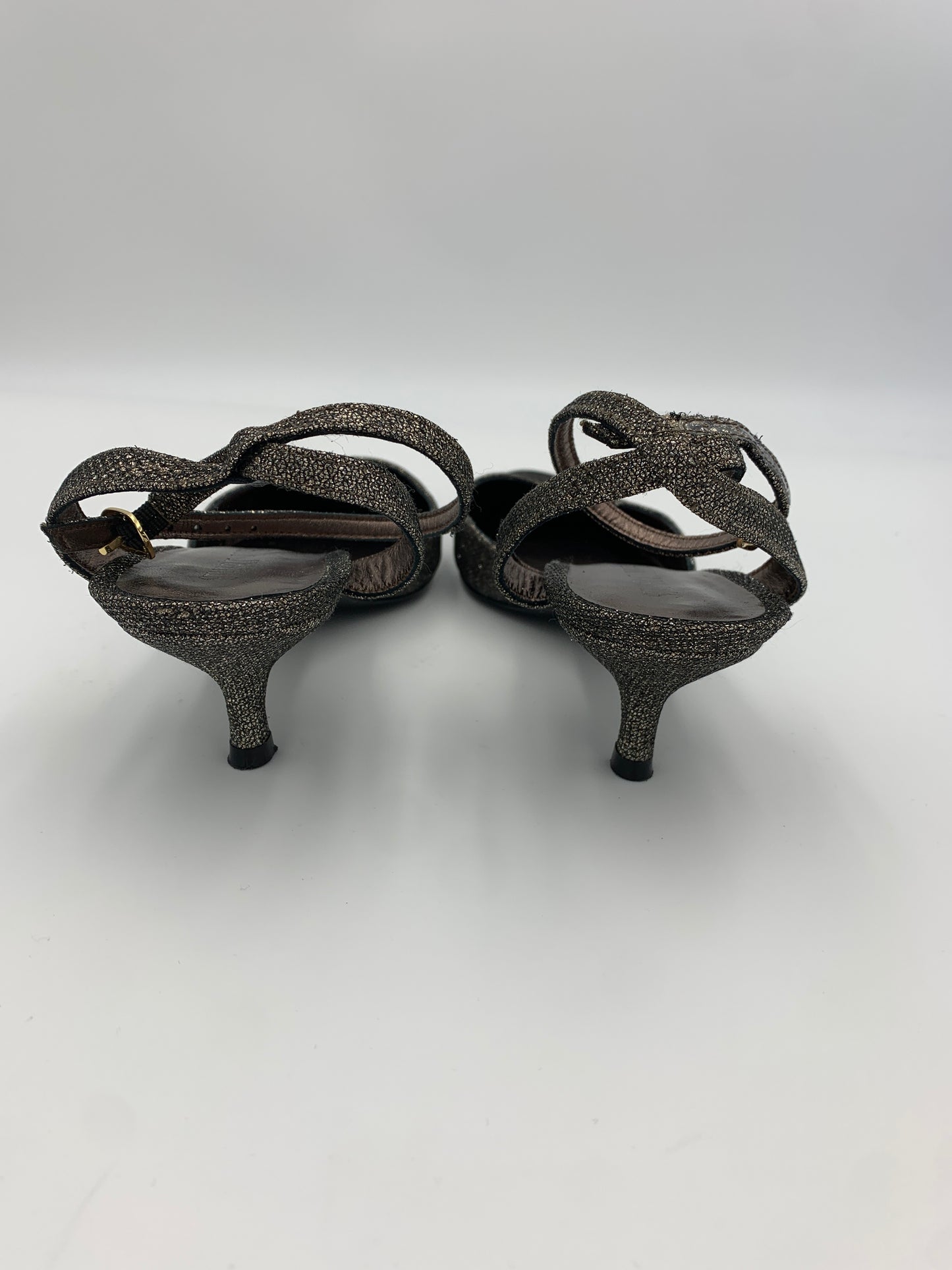 Stuart Weitzman barelythere 50 kitten heel | SZ 8