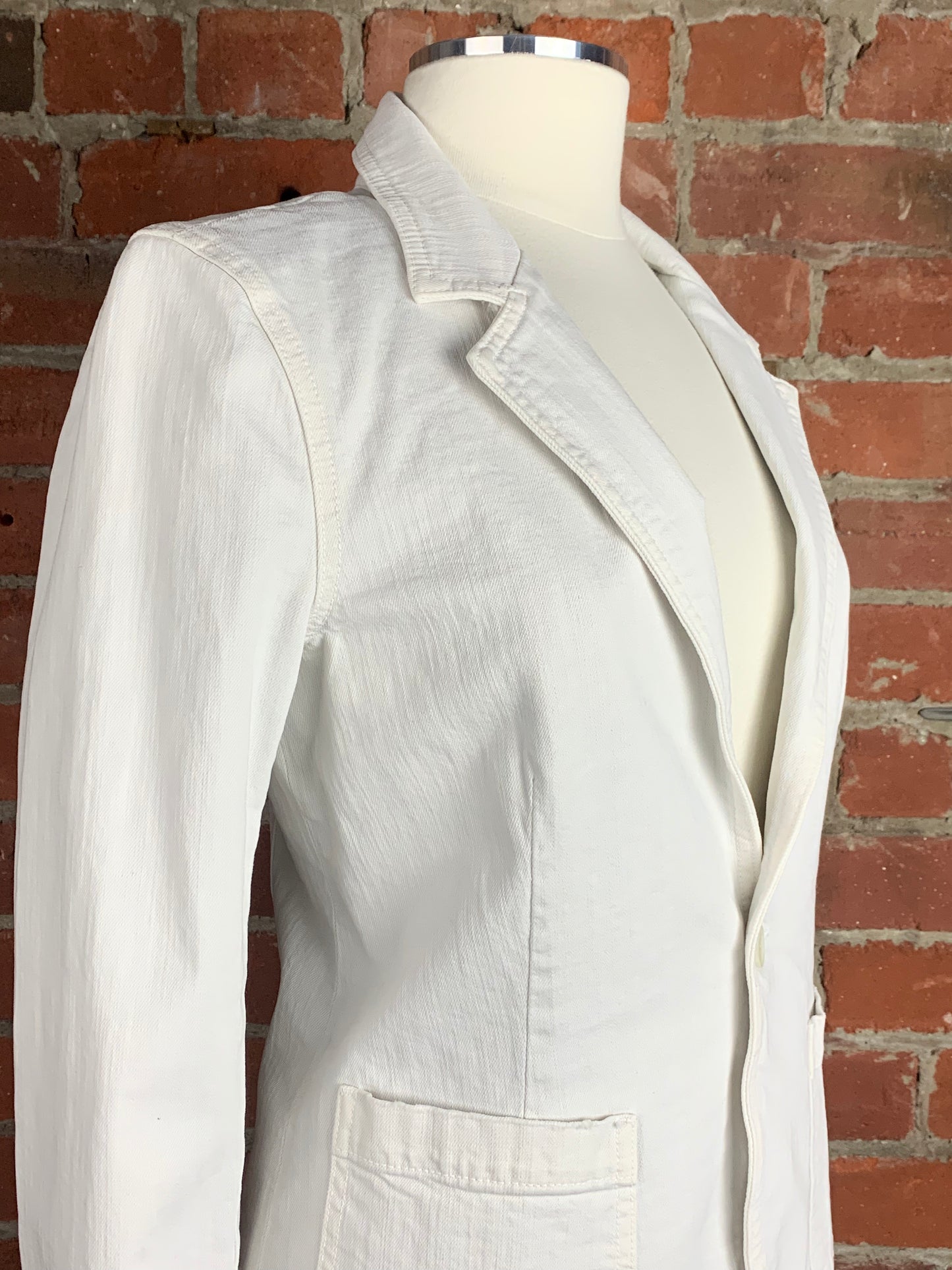 MOTHER SUPERIOR The Smoker Jacket in Chalk | SZ S | NWT