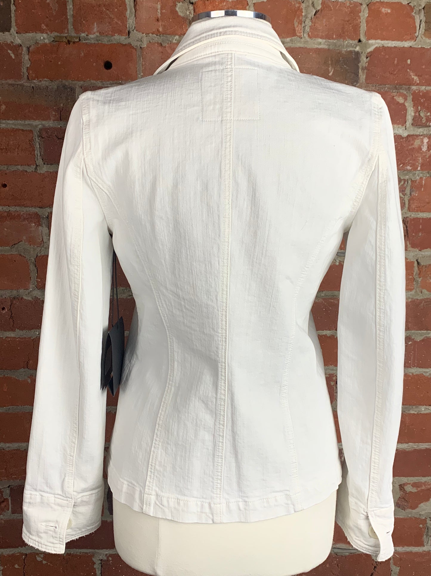 MOTHER SUPERIOR The Smoker Jacket in Chalk | SZ S | NWT