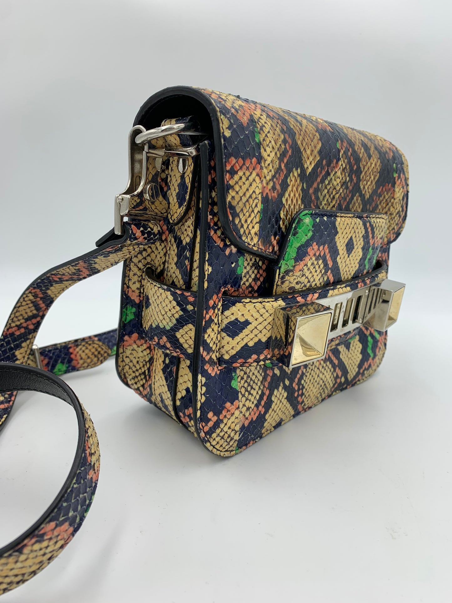 Proenza Schouler Snake Print Crossbody Bag |