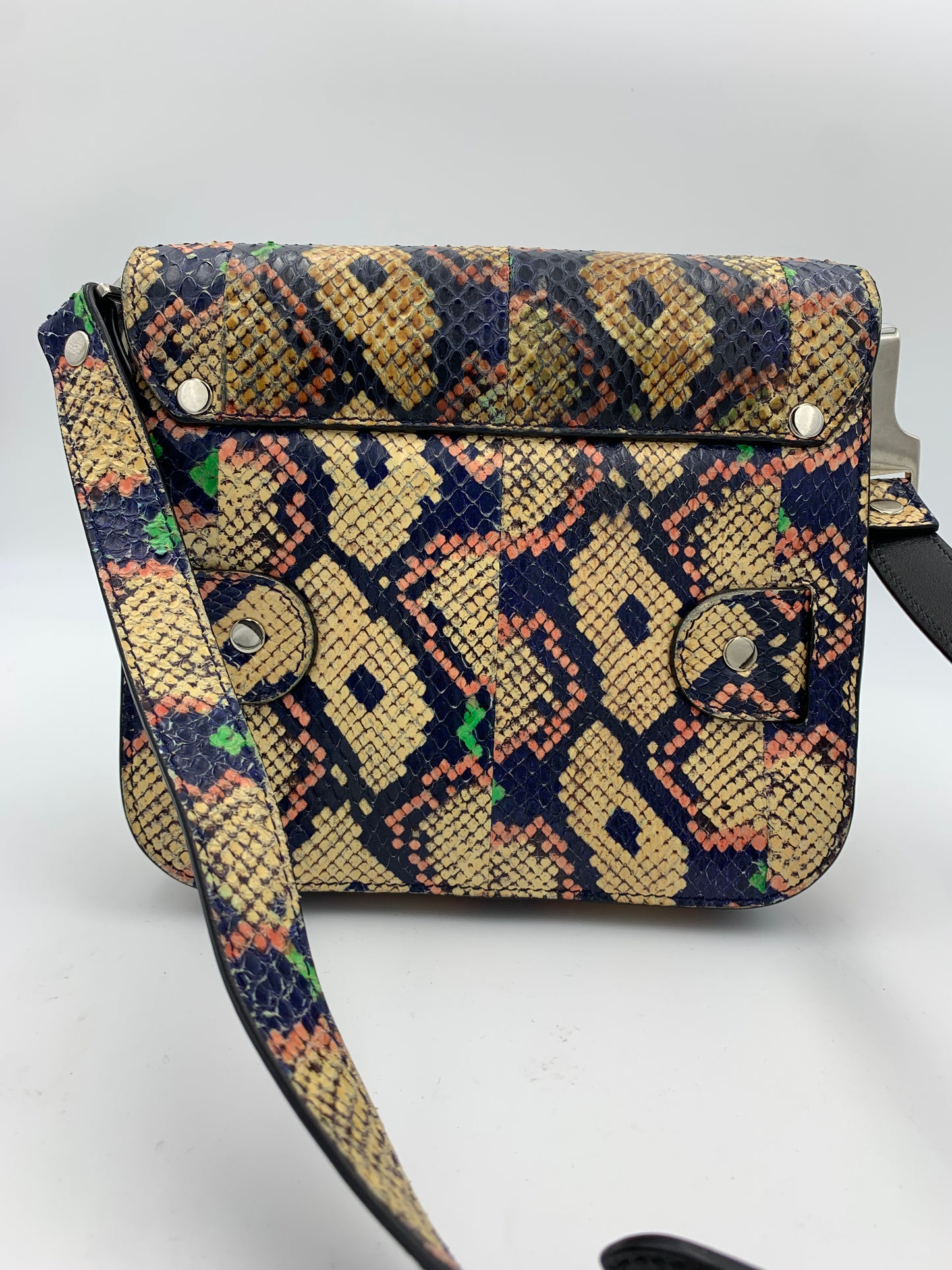 Proenza Schouler Snake Print Crossbody Bag |