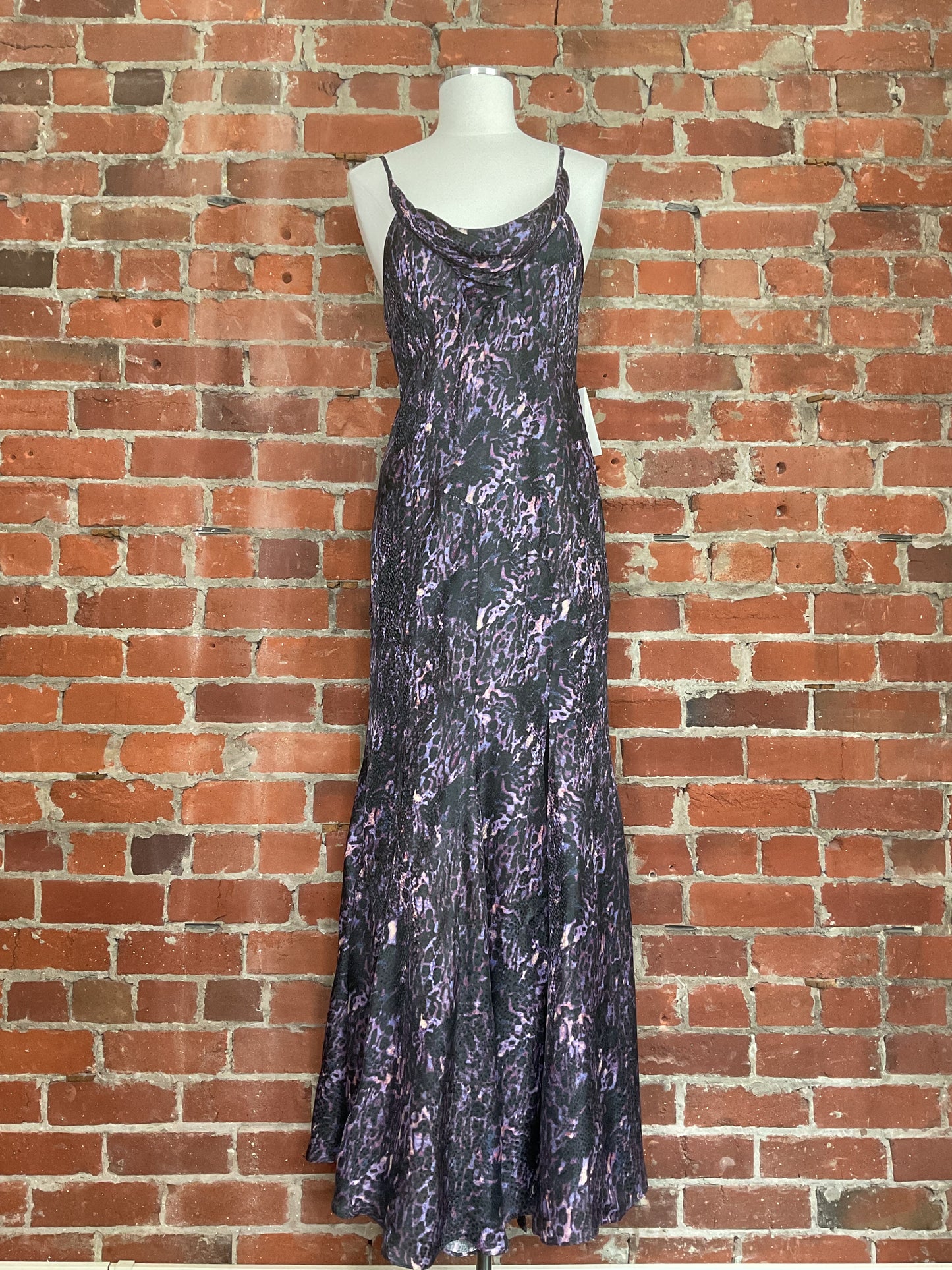 NWT Isabel Marant Manelia Draped Fill de Coupe Dress | SZ 38