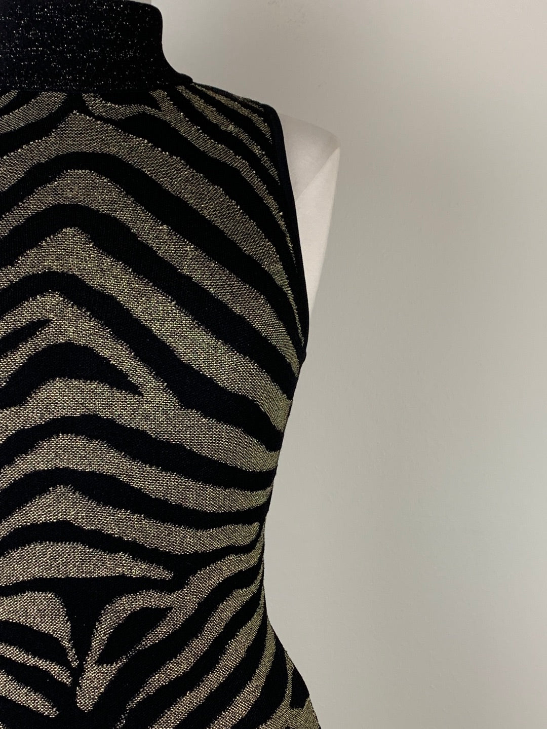 Balmain Zebra Print Mini Dress | SZ 40