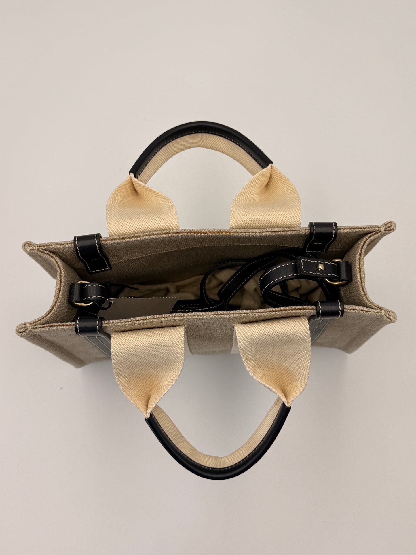 Chloé Small Woody Linen Tote