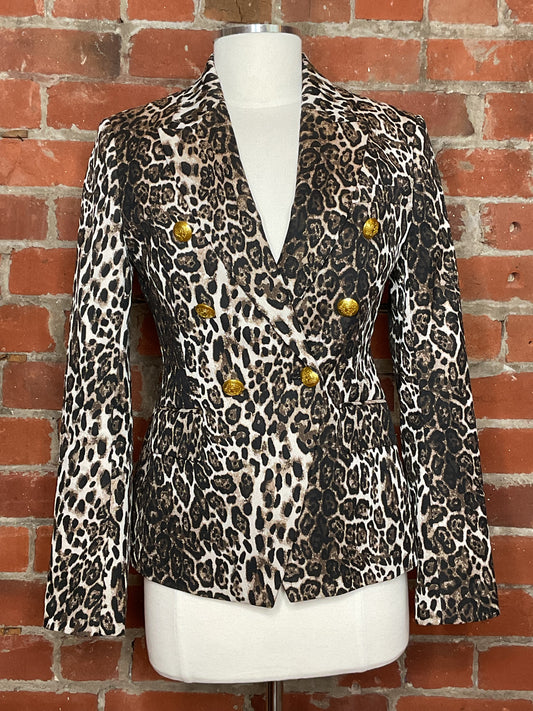 A.L.C Alton Leopard-Print Blazer | SZ 6