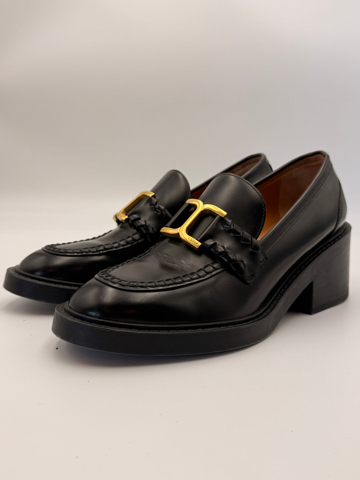 Chloe Marcie Leather Loafers | SZ 39
