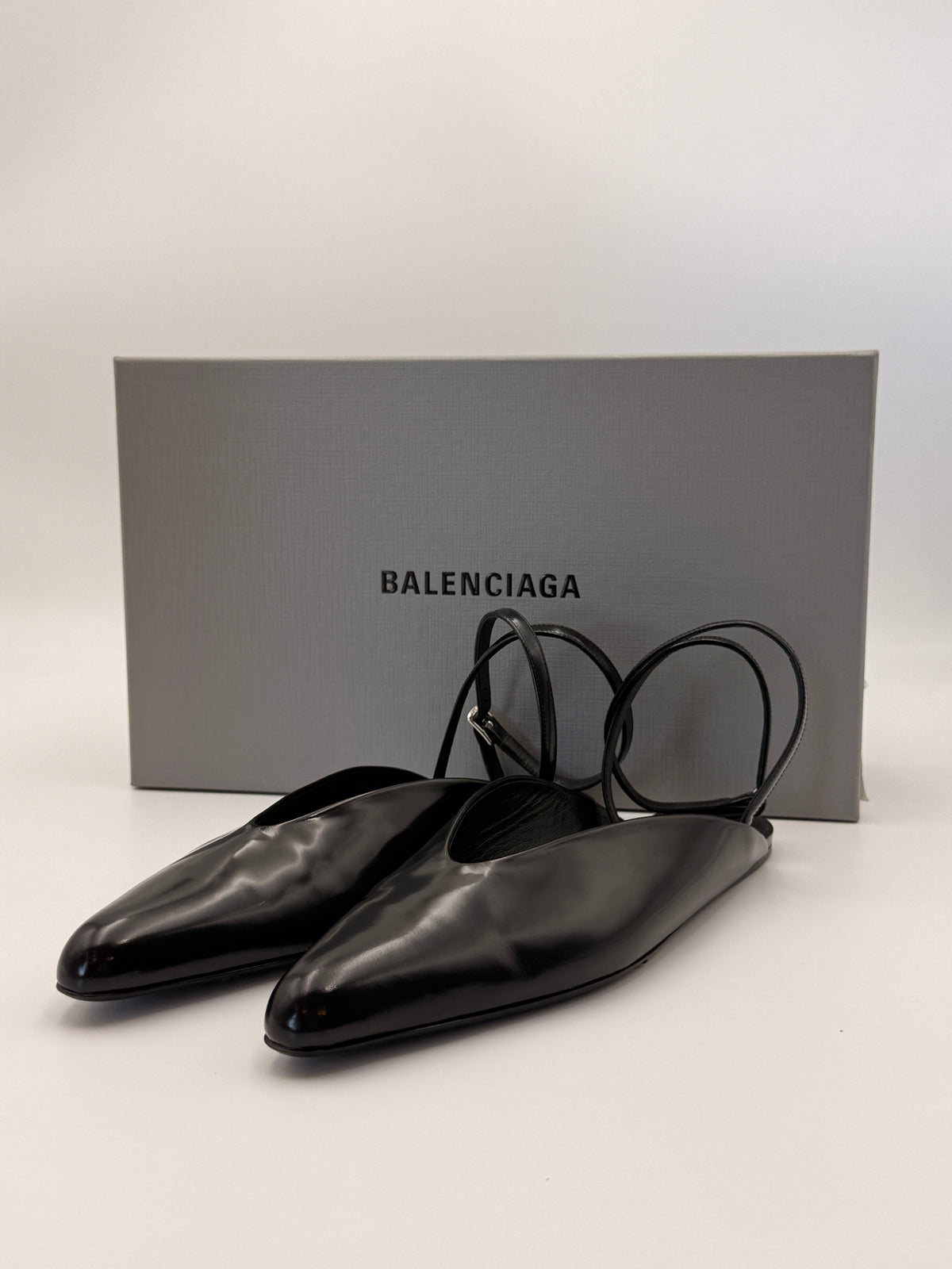 Balenciaga Flat Ankle Mule | SZ 37