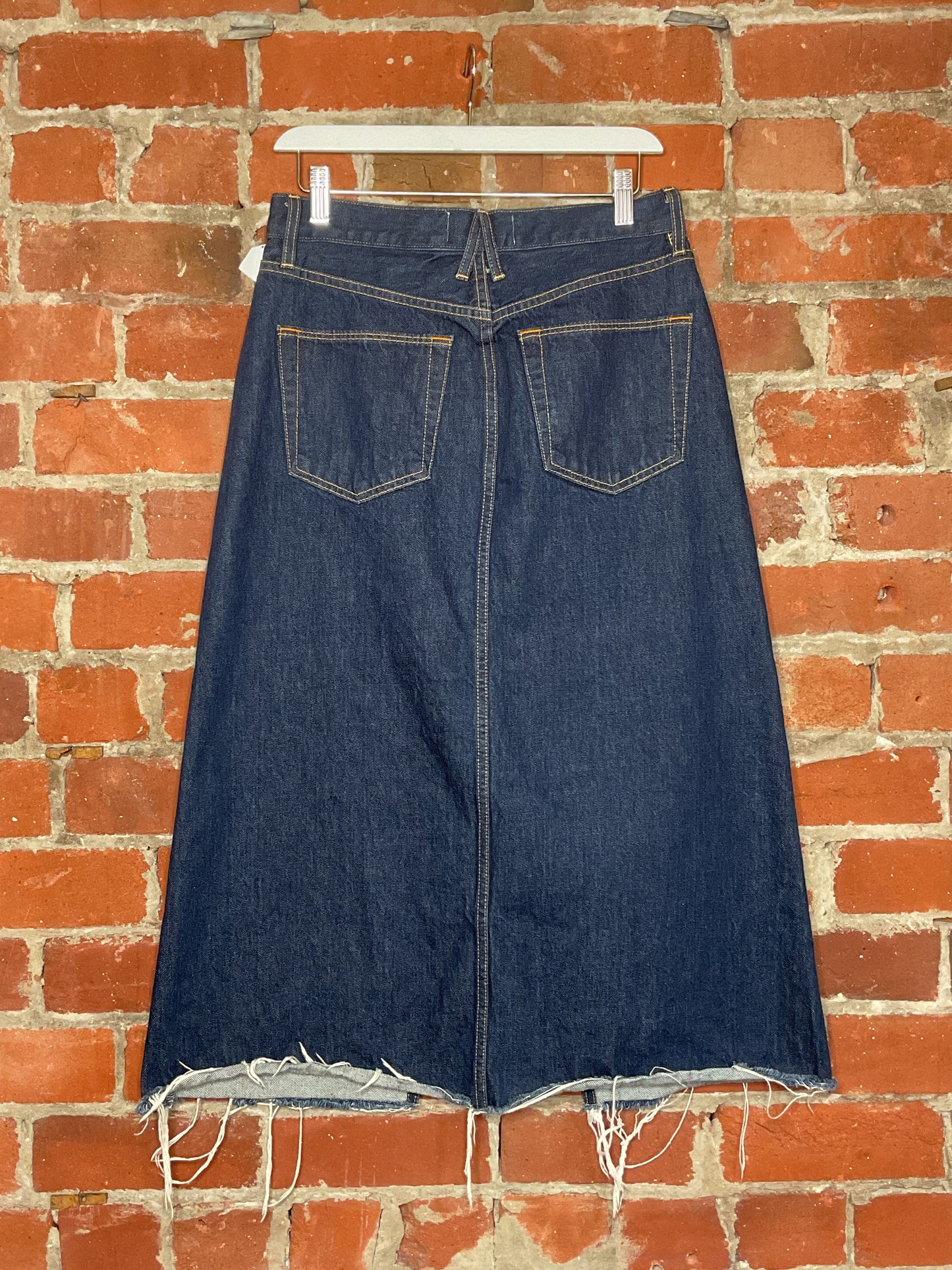 SLVRLAKE Denim Midi Skirt | SZ 26