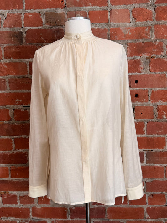 The Row Sheer Smoked Shirt | SZ 4