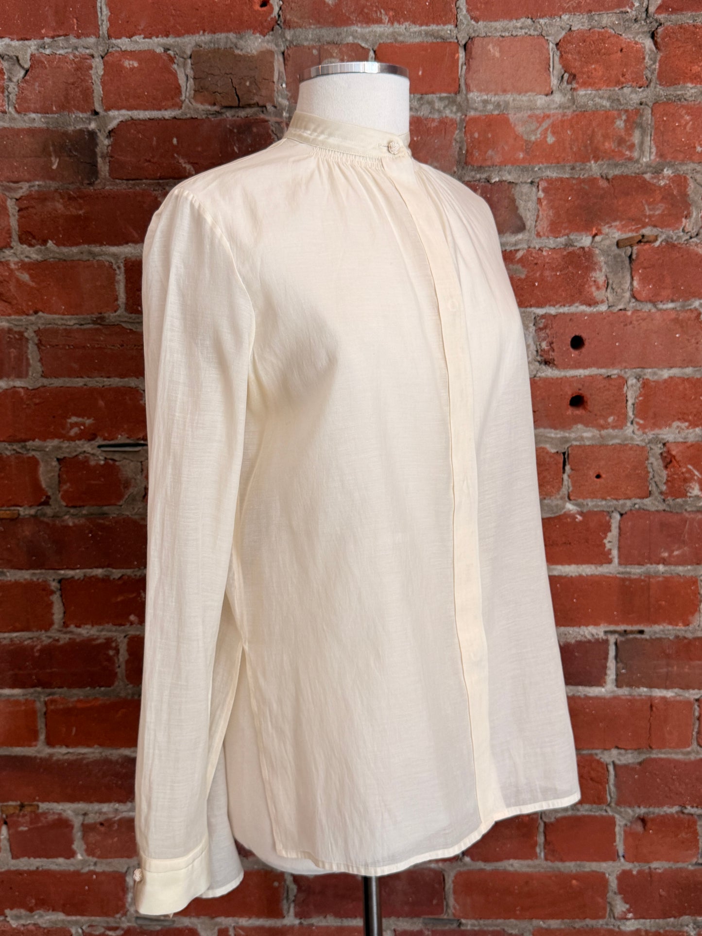 The Row Sheer Smoked Shirt | SZ 4