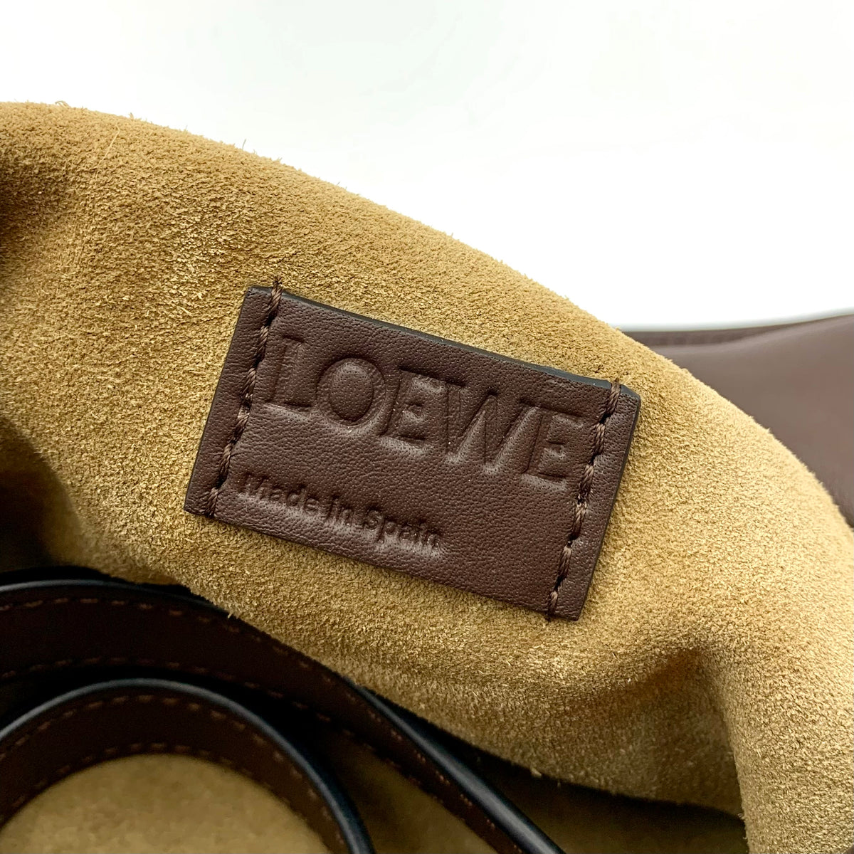 Loewe Flamenco Leather Clutch Bag