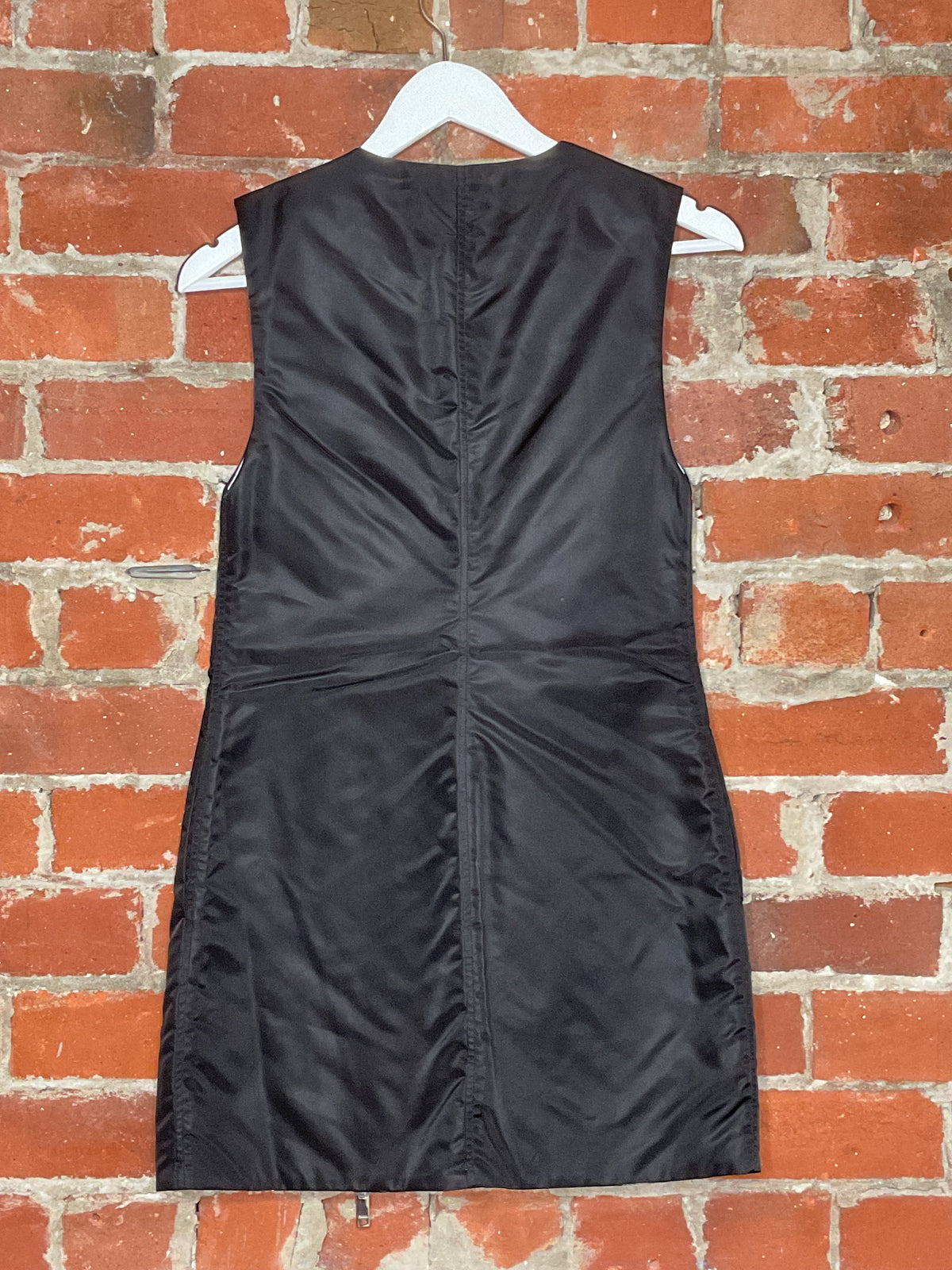 NWT GANNI Recycled Nylon Asymmetrical Dress | SZ 34