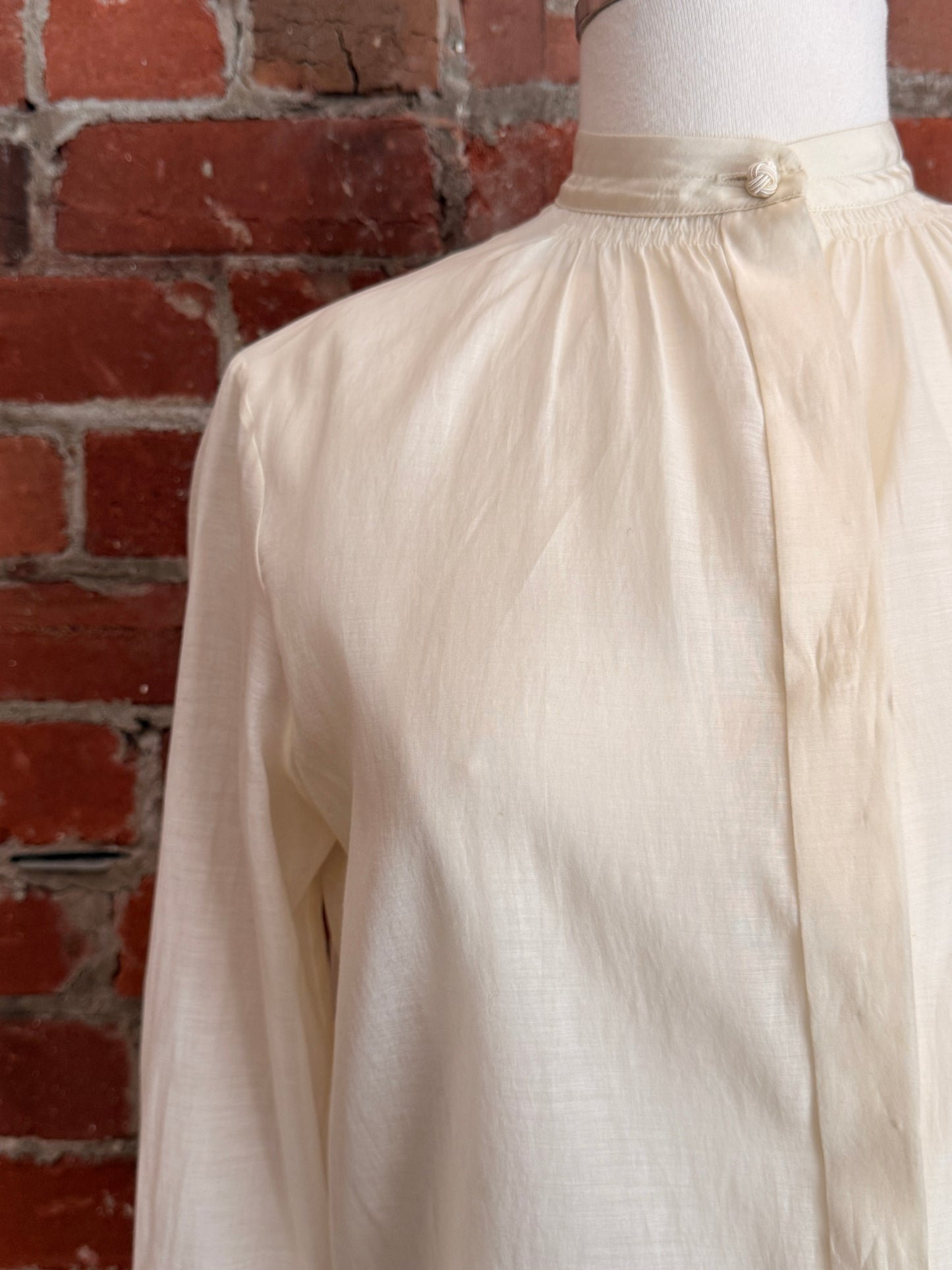 The Row Sheer Smoked Shirt | SZ 4