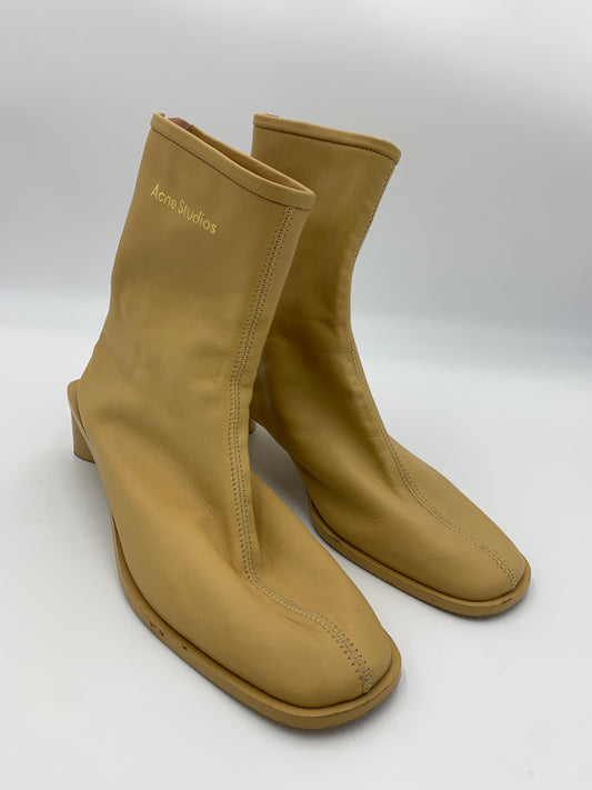 ACNE STUDIOS Leather Ankle Boots | SZ 38