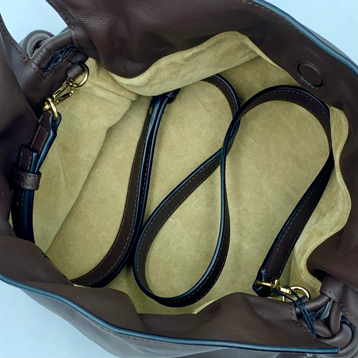 Loewe Flamenco Leather Clutch Bag