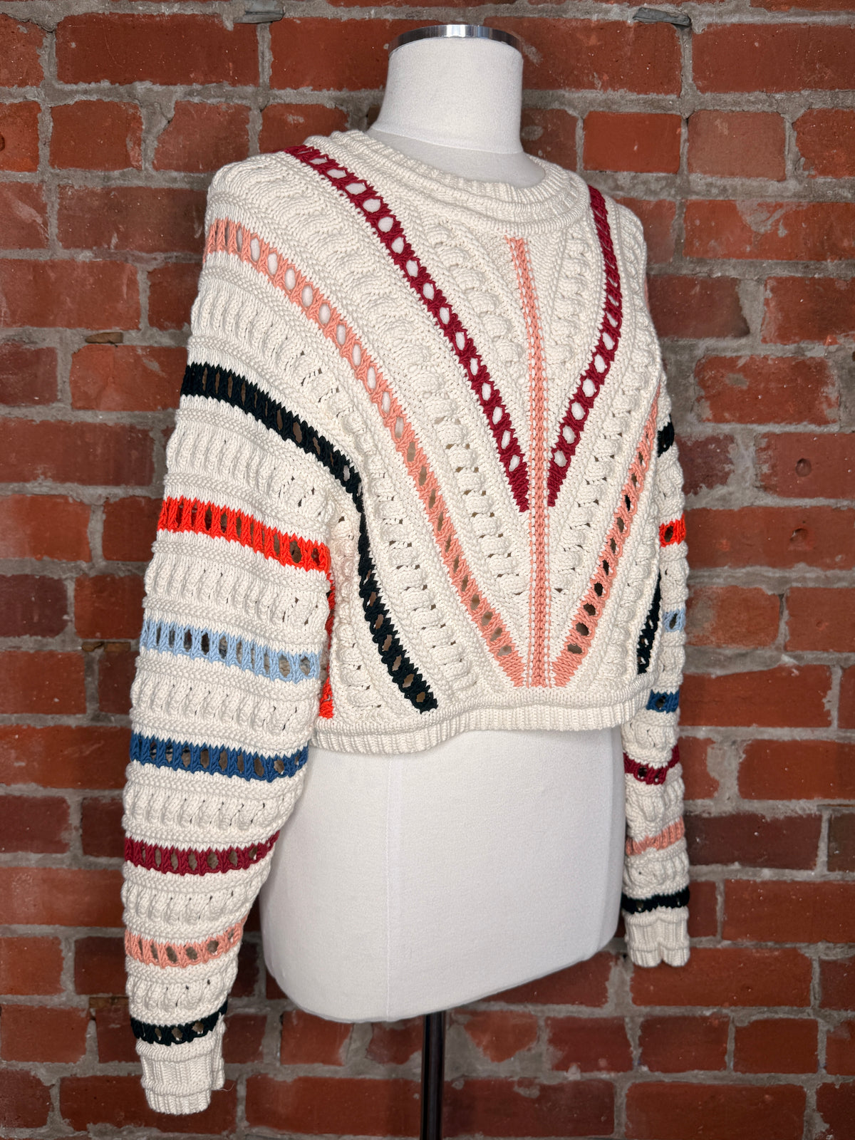 BA&SH Gardy Crochet Sweater | SZ S