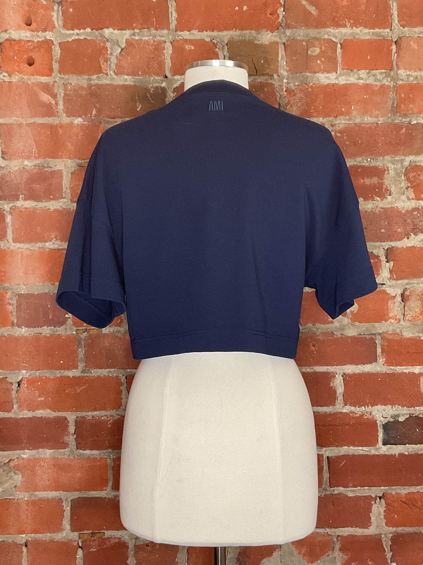 Ami Paris Coeur Sacre Cropped T-Shirt | SZ M