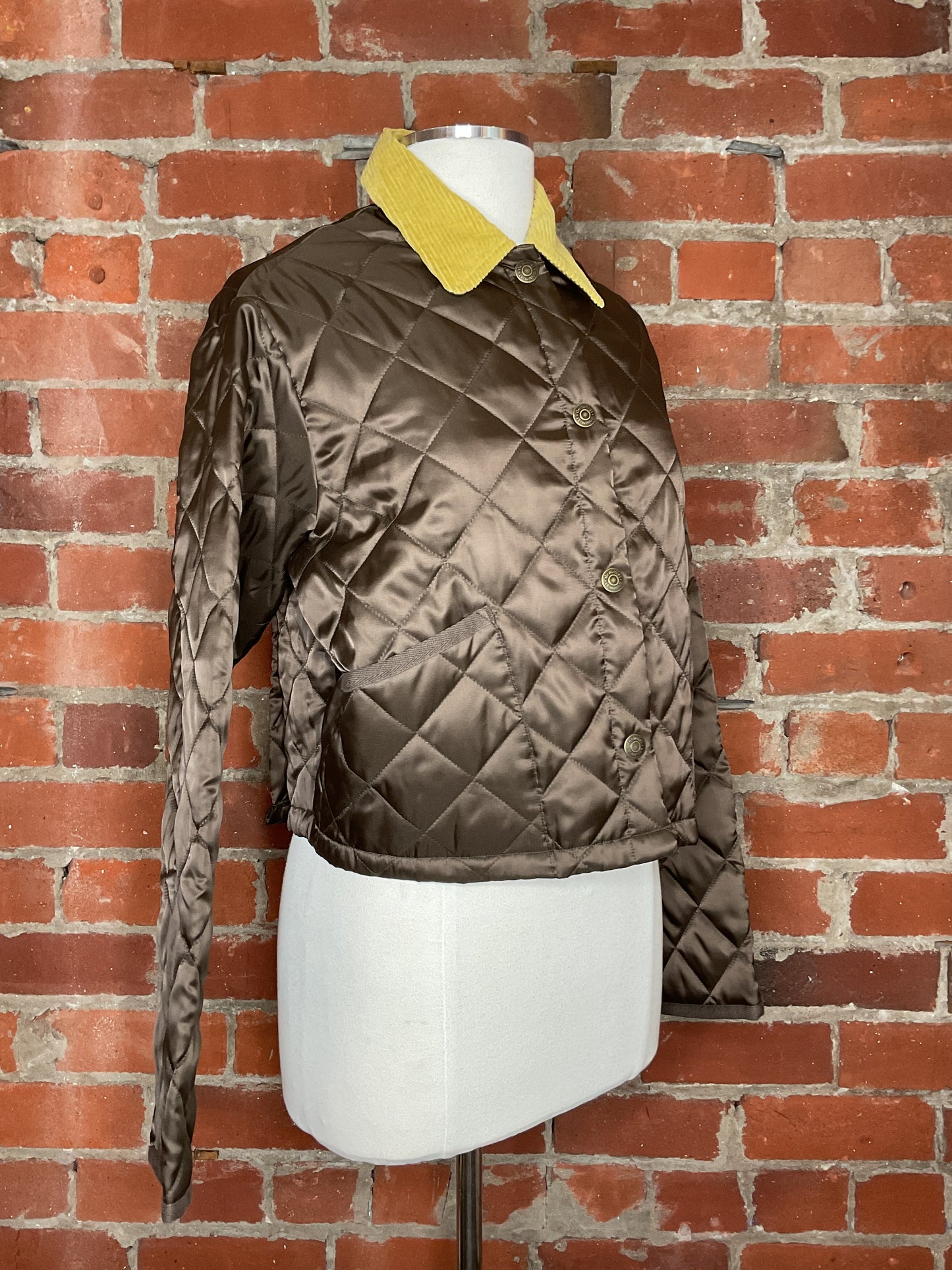 Denimist Cropped Quilted Jacket | SZ XXS