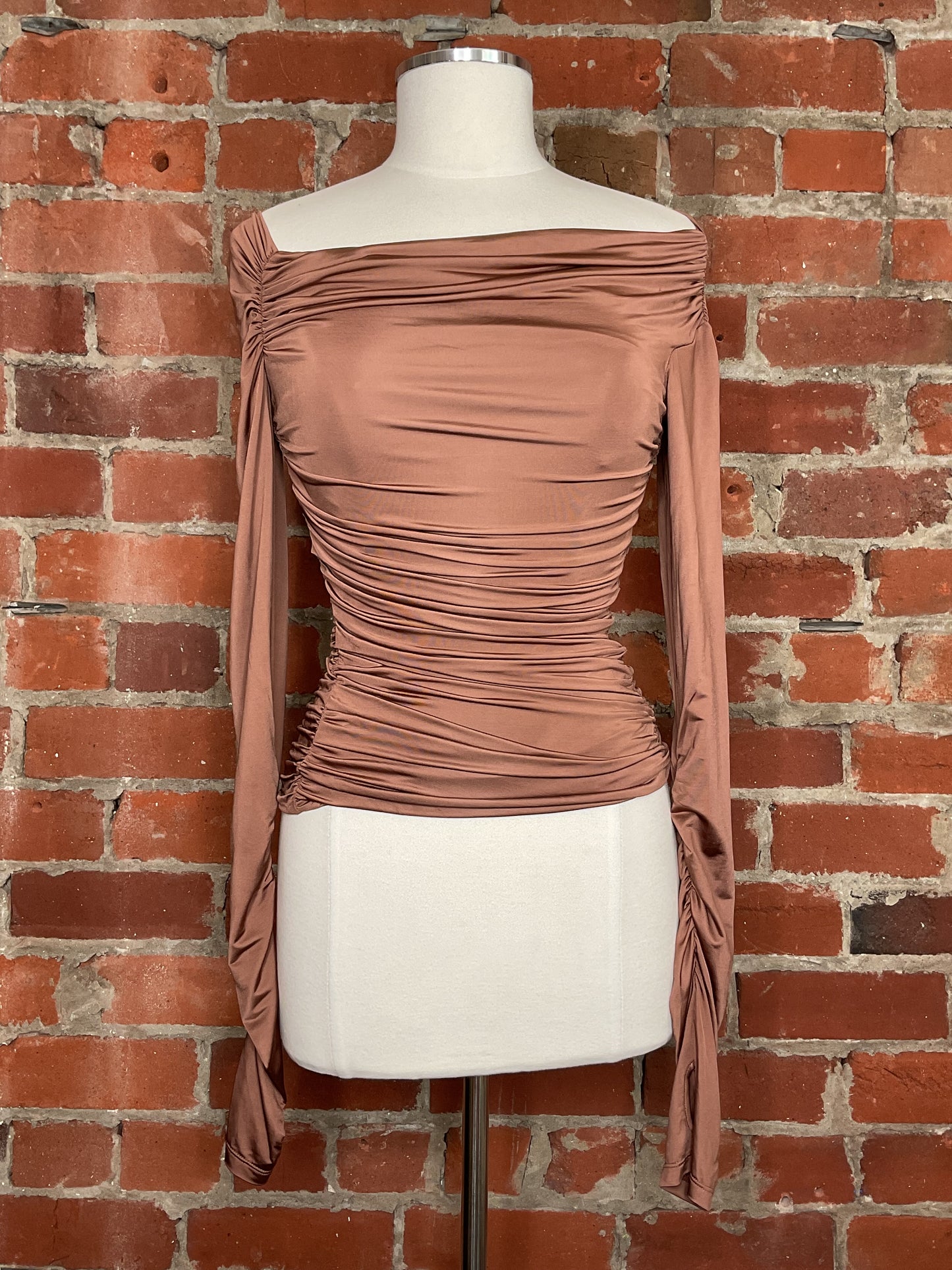 NWT Helmut Lang Crepe Top | SZ S