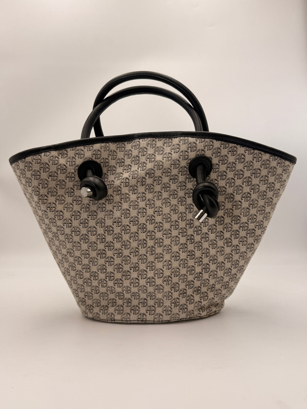 Anine Bing Mini Taylin Monogram Tote