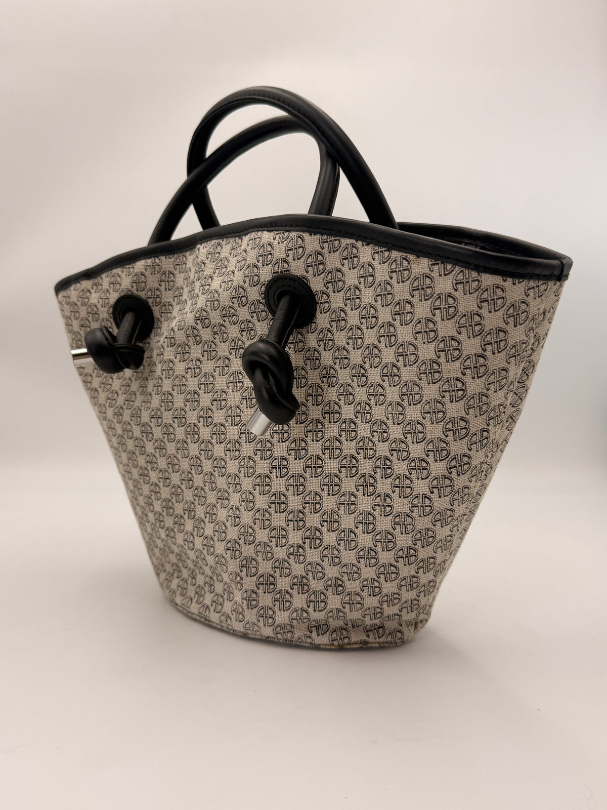 Anine Bing Mini Taylin Monogram Tote