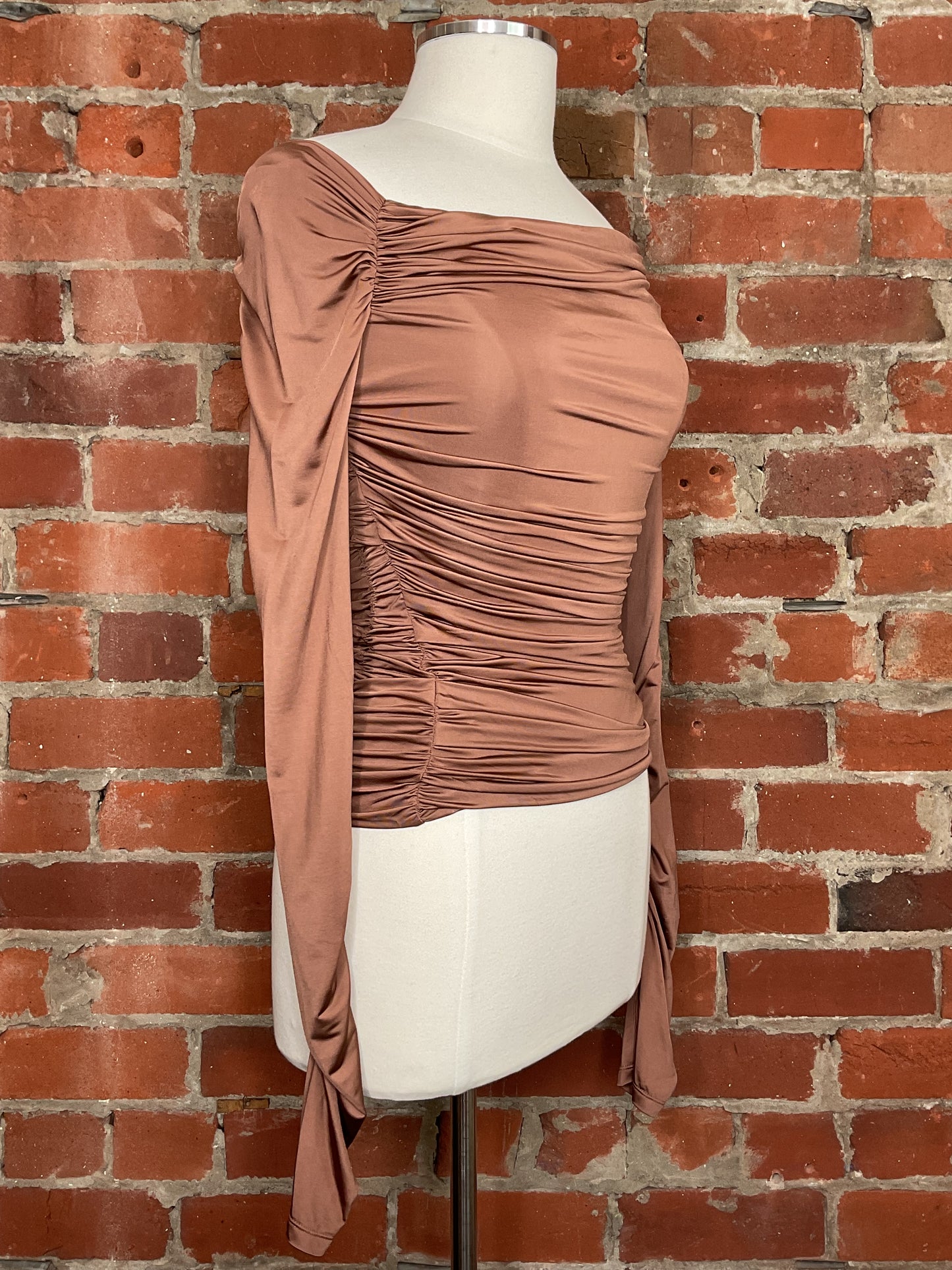 NWT Helmut Lang Crepe Top | SZ S