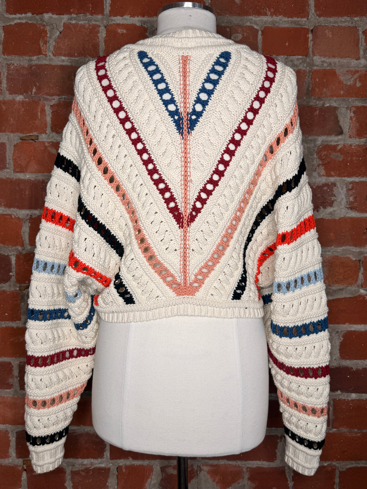 BA&SH Gardy Crochet Sweater | SZ S