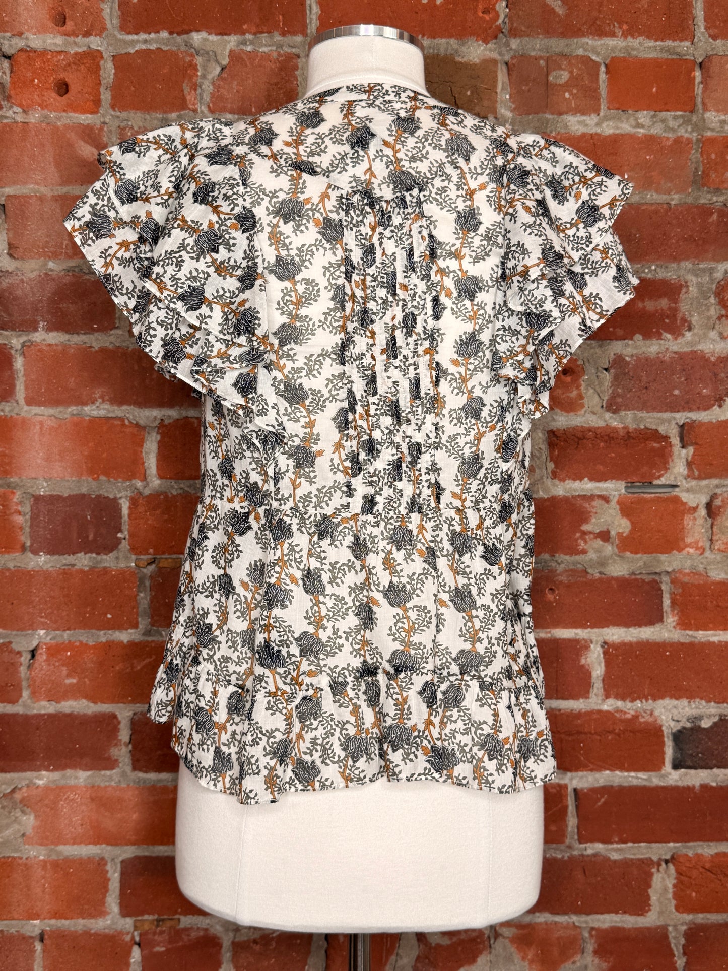 Isabel Marant Madrana Floral-Print Top | SZ 36