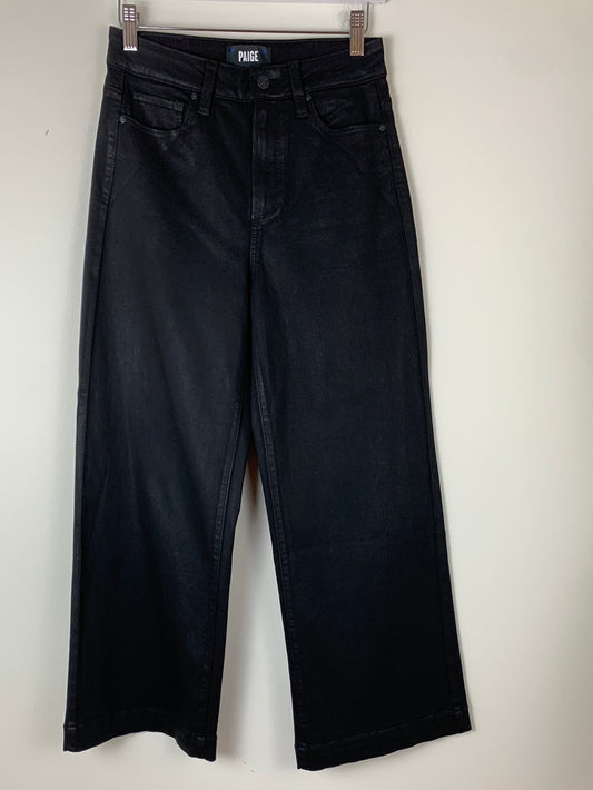 Paige Anessa Wide Leg Coated Jean | SZ 26