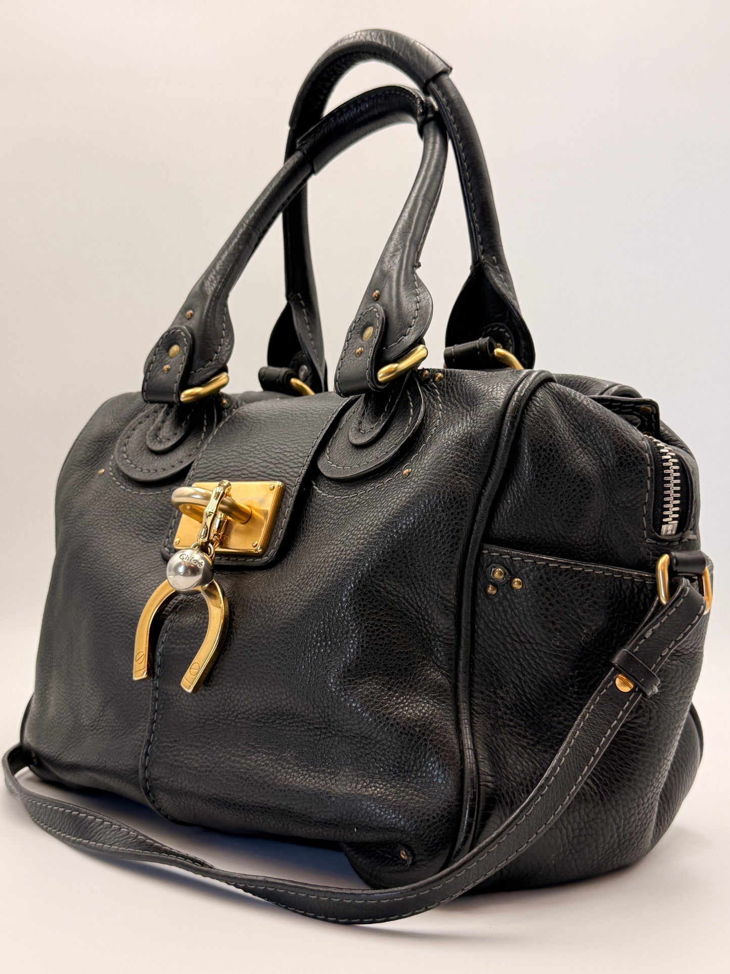 Chloe Paddington Square Tote Shoulder Bag
