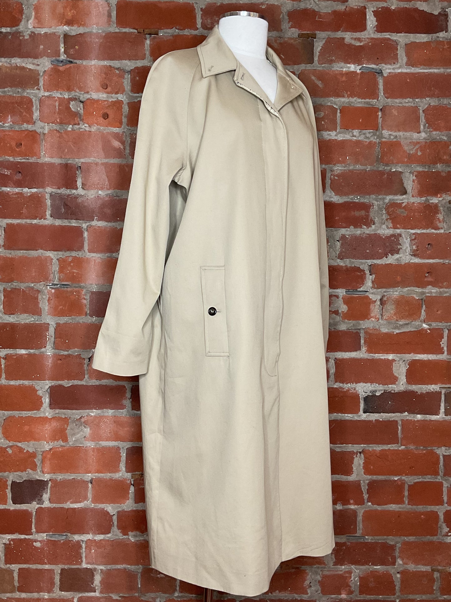 Anine Bing Randy Cotton Trench Coat | SZ S