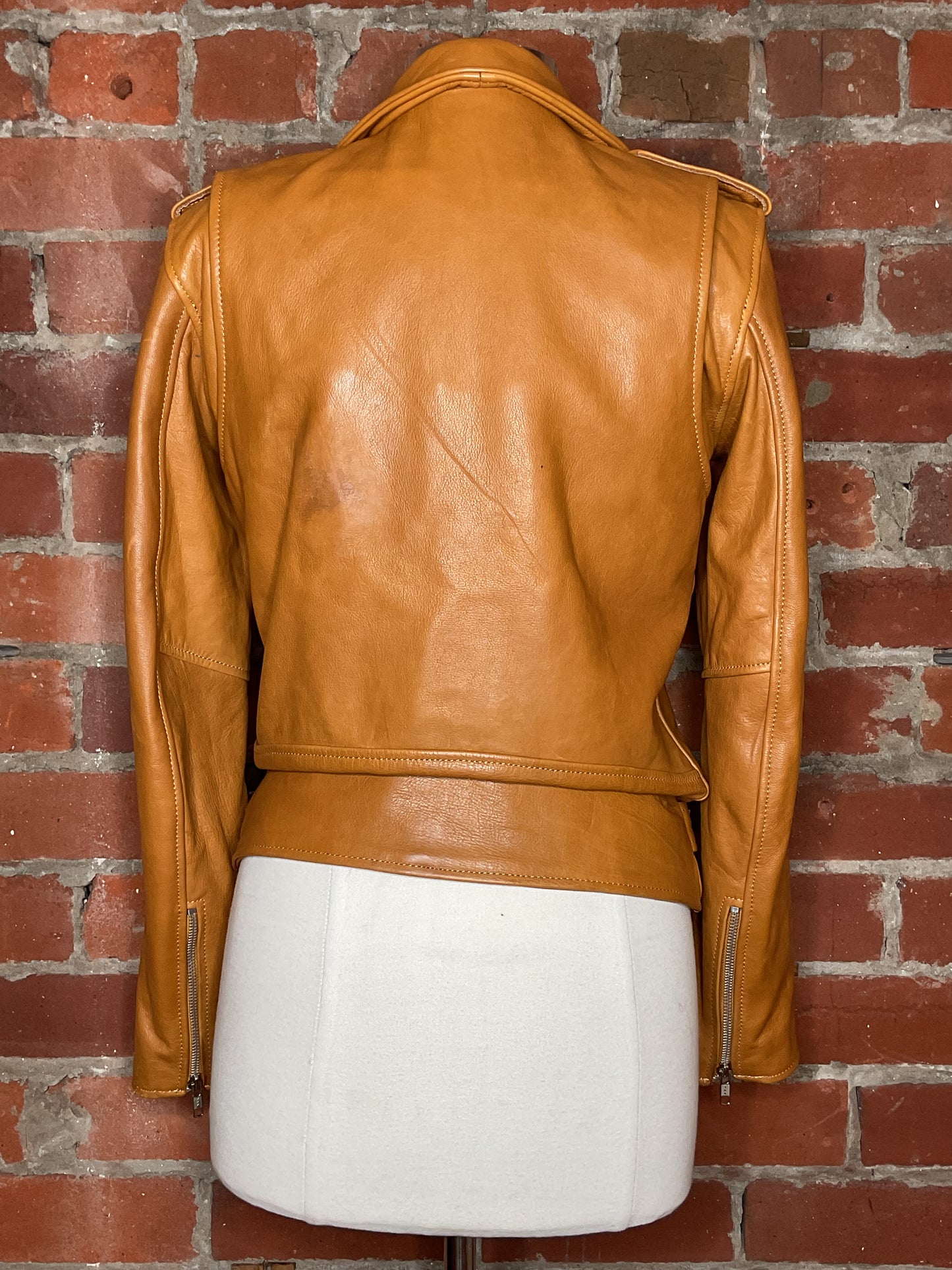 Understated Leather Leather Jacket | SZ M