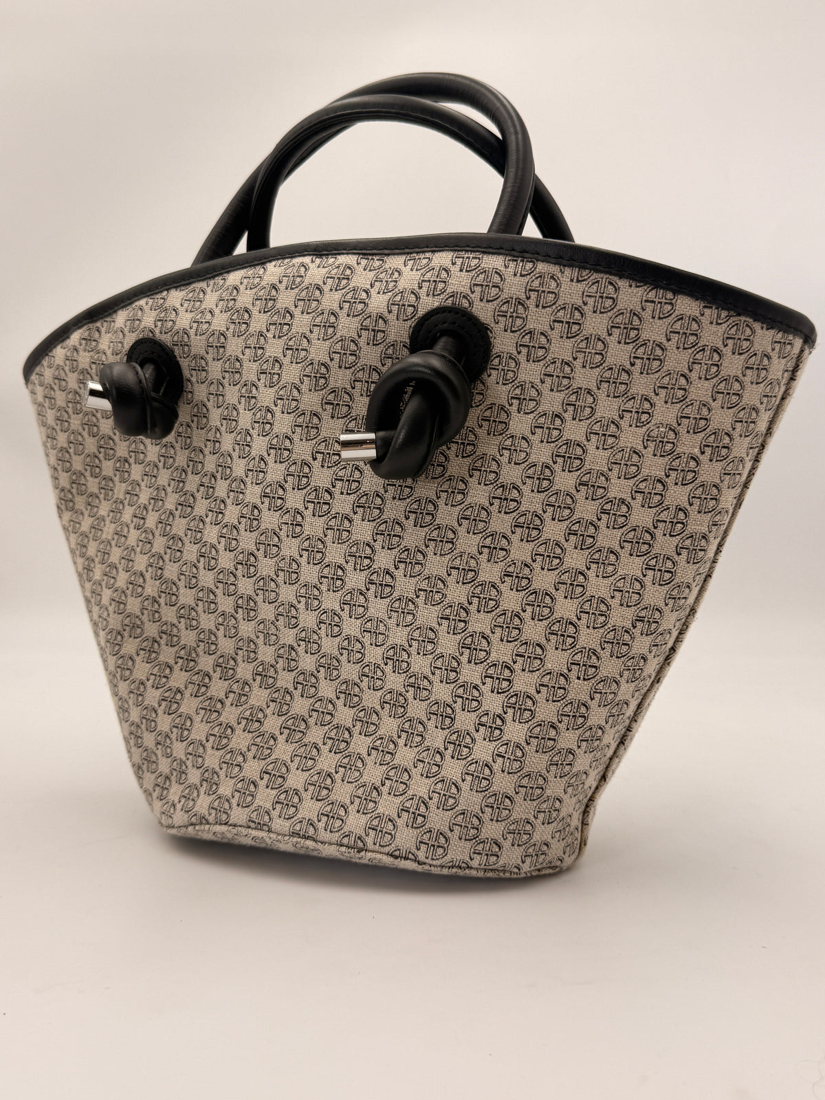 Anine Bing Mini Taylin Monogram Tote