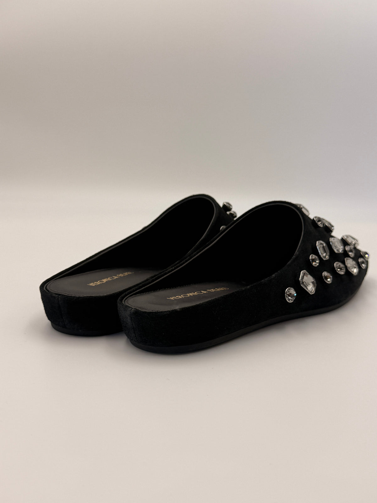NEW Veronica Beard Narcisa Embellished Mules | SZ 6.5