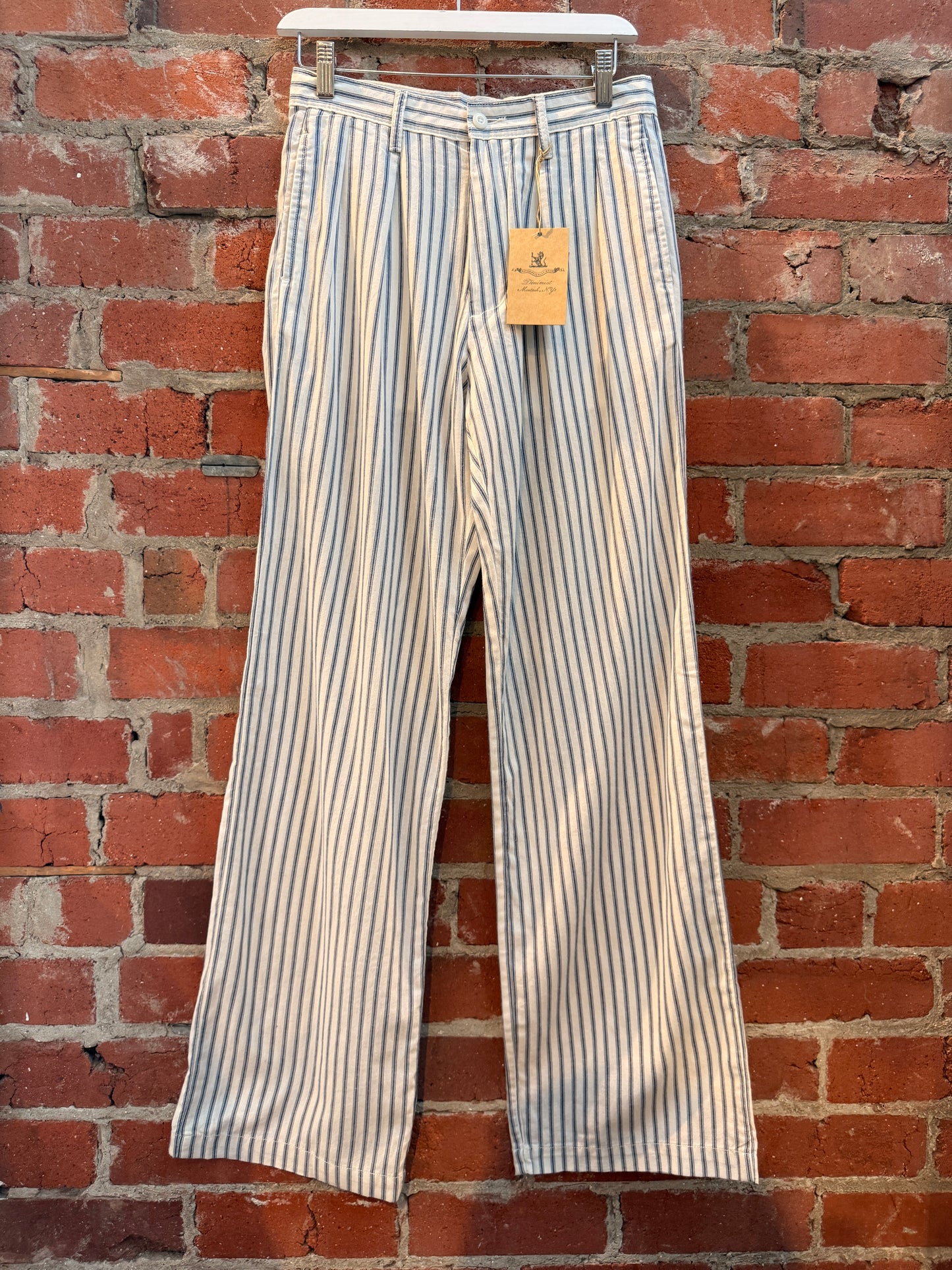 NWT Denimist Blair Stripe Double-Pleat Pants | SZ 23