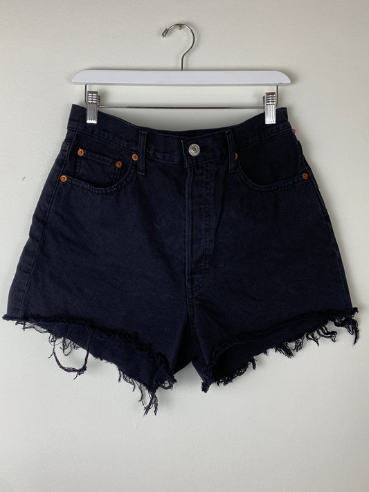 RE/DONE 90's Low Slung Short Washed Black | SZ 28