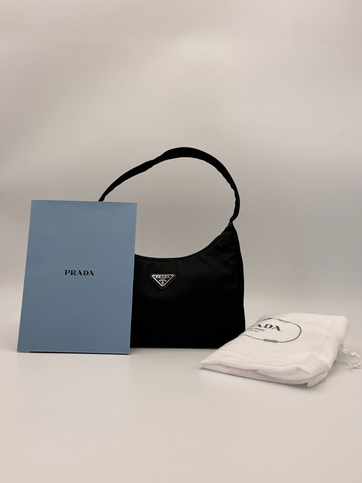 Prada Black Tessuto Nylon Mini Bag