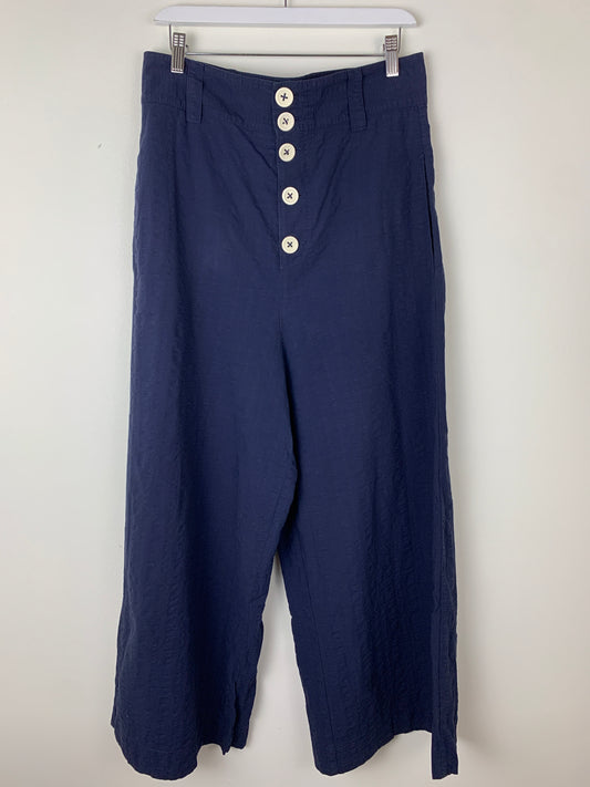 See By Chloe Navy Cotton Pant | SZ 42