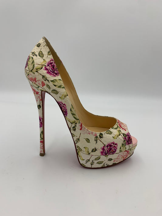 Christian Louboutin Fiori Fetish Heel Floral | SZ 37.5