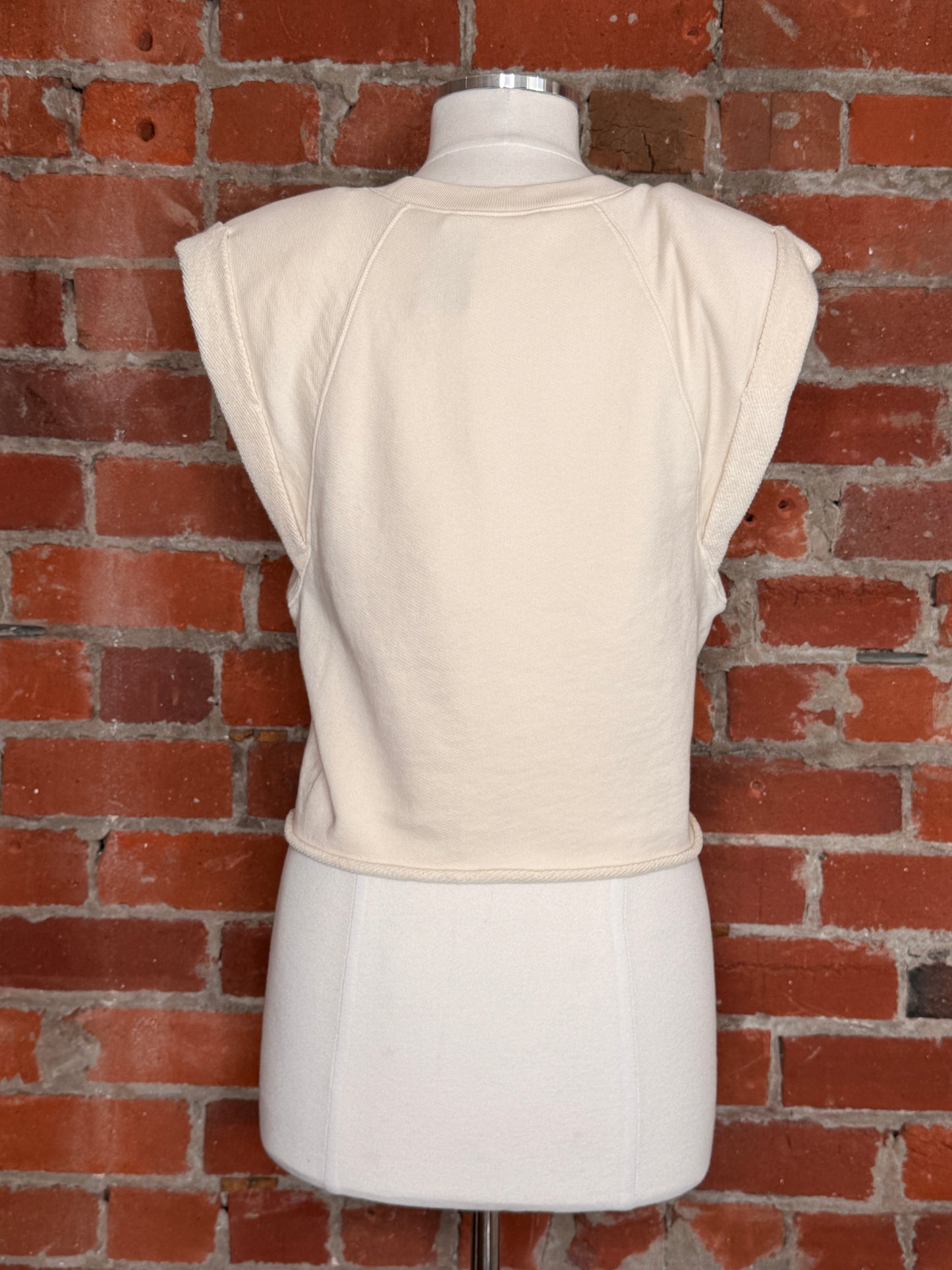 Frame Rolled-Up Muscle Shirt | SZ XS