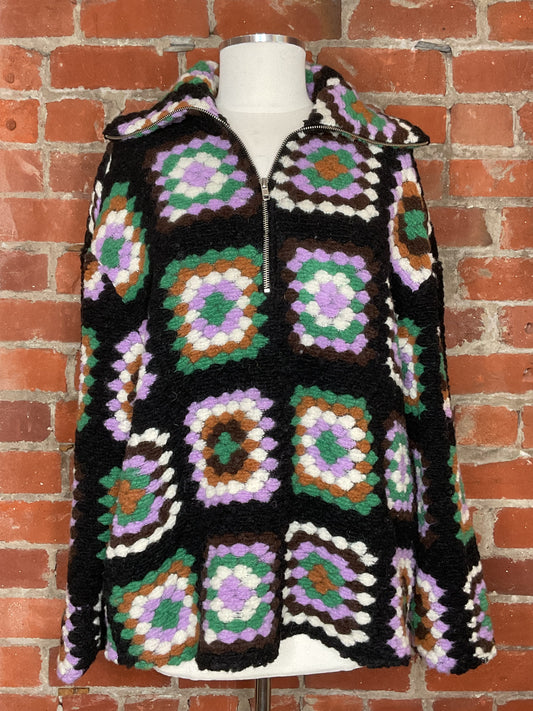 Samsoe Samsoe Tess Oversized Patchwork Shirt | SZ XS