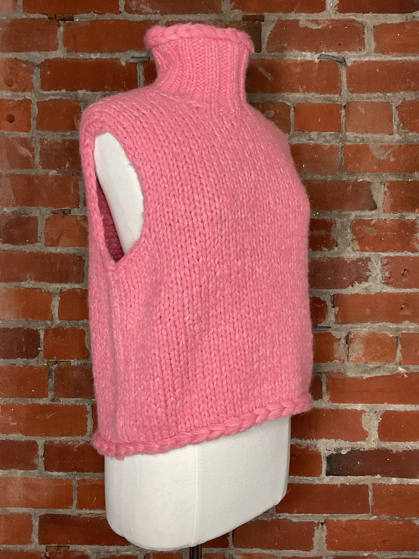 NWT Smythe x Augden Handknit Sleeveless Turtleneck | SZ XS