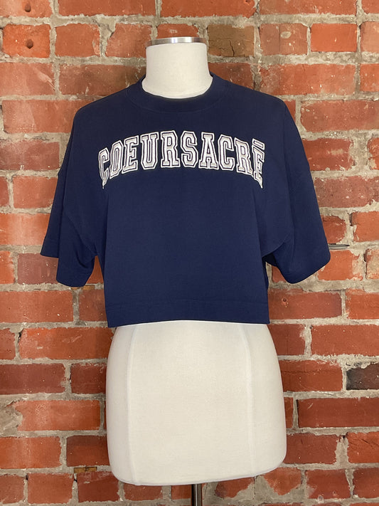 Ami Paris Coeur Sacre Cropped T-Shirt | SZ M