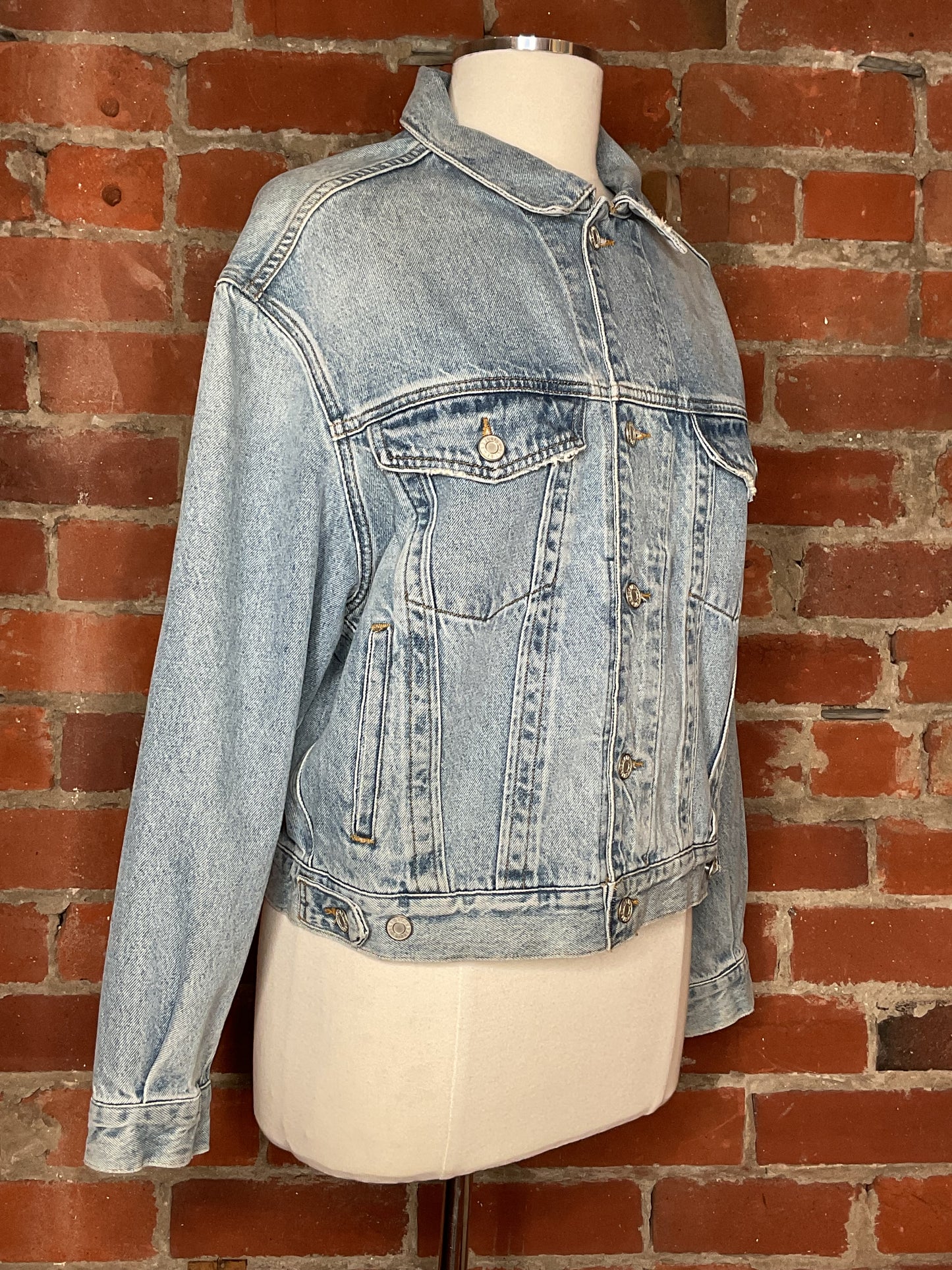 NWT Agolde Charli Oversized Denim Jacket | SZ S
