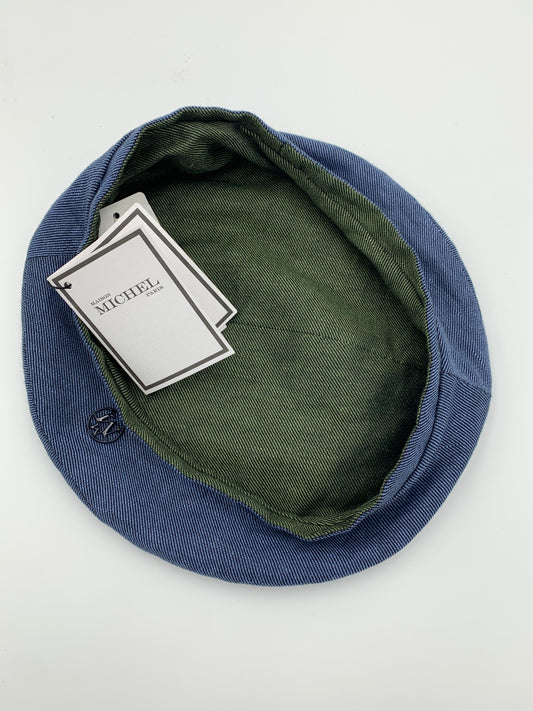 Maison Michel  New Billy Linen beret | SZ M | NWT